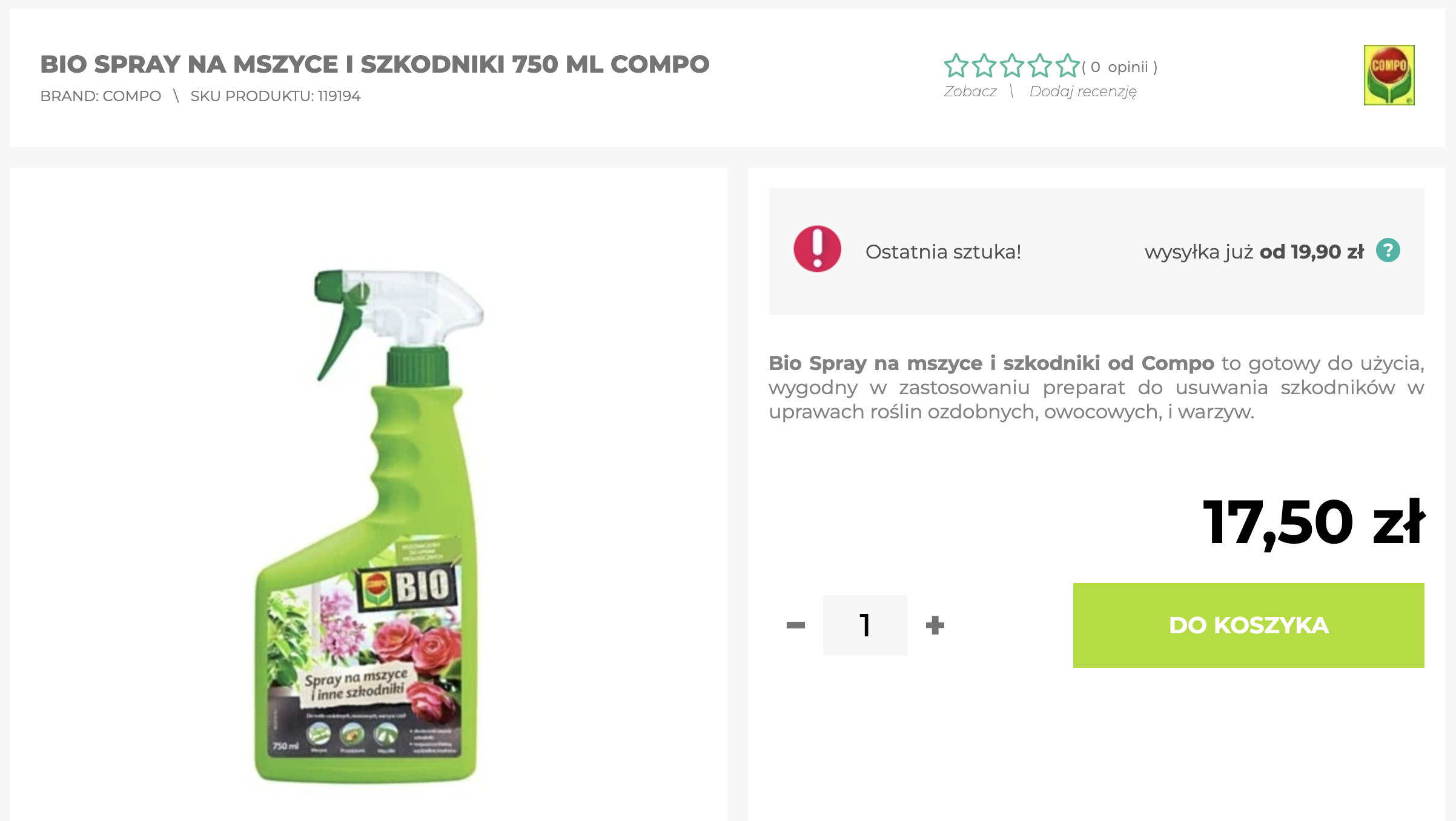 Nazwa produktu - Sklep Ogrodniczy