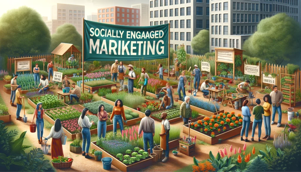marketing społecznie zaangażowany w branży ogrodniczej