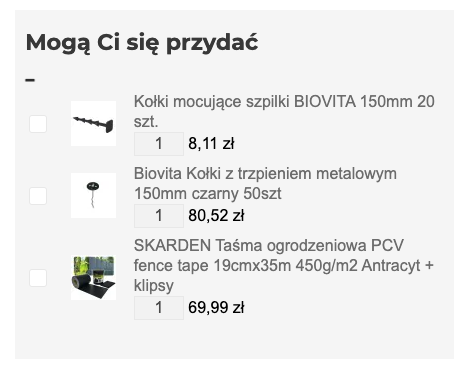 eGarden produkty komplementarne w sklepie