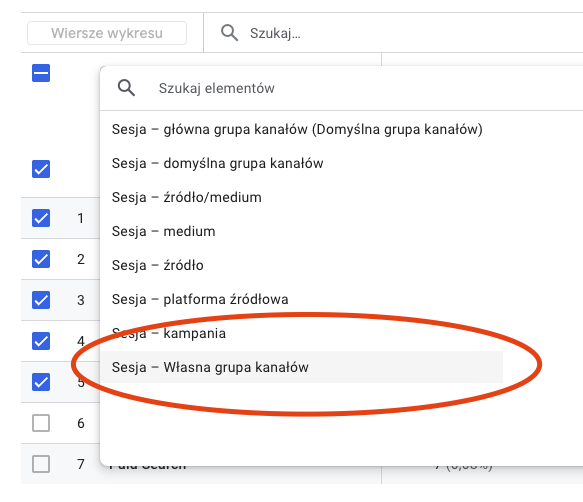 Ruch z AI w raporcie Pozyskanie ruchu